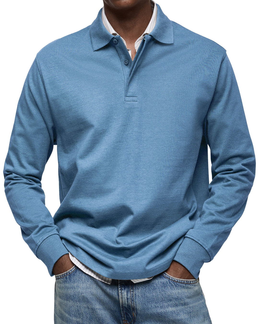Ethan | Classic Long Sleeve Polo