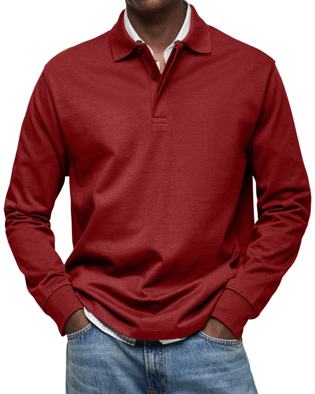 Ethan | Classic Long Sleeve Polo
