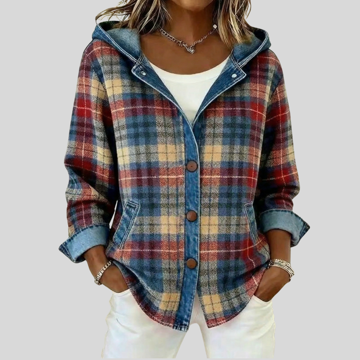 Marlowe | Checkered Hooded Overshirt