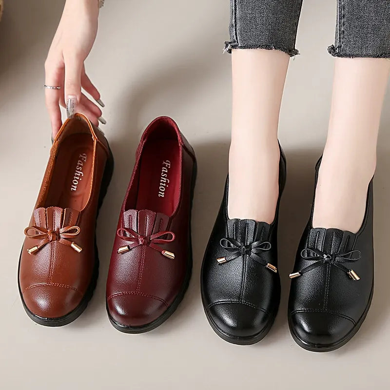 Vivienne | Cushioned Platform Loafers
