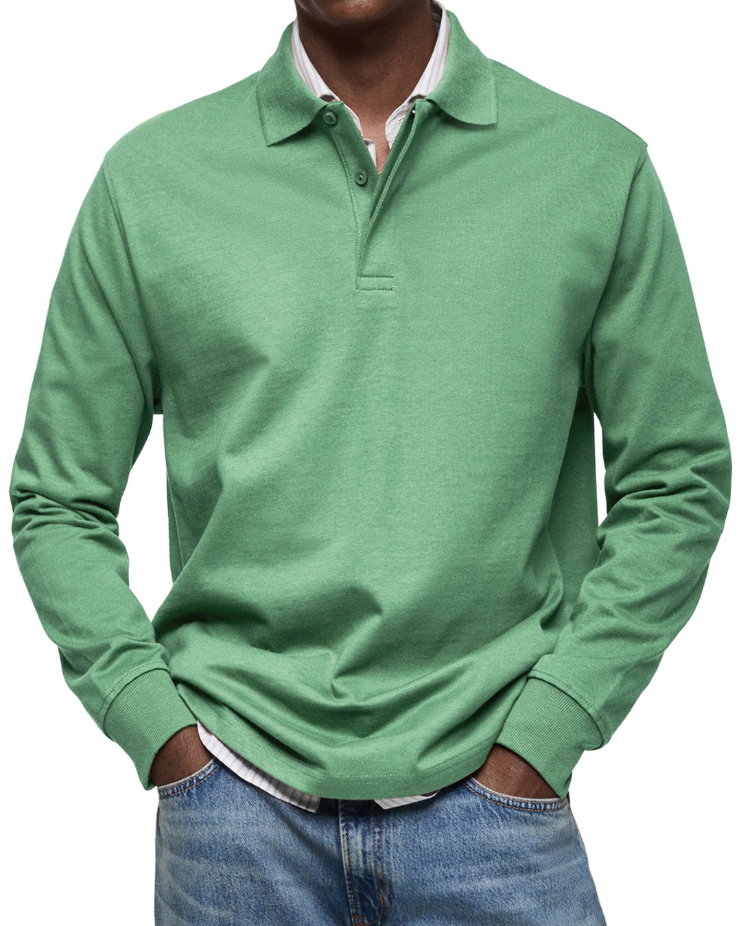 Ethan | Classic Long Sleeve Polo