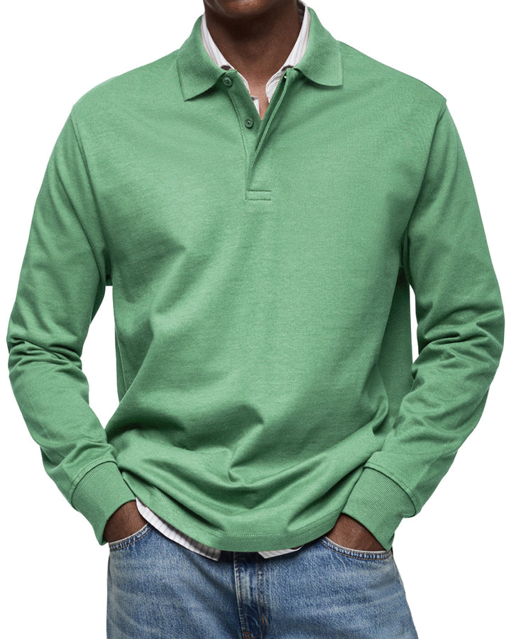 Ethan | Classic Long Sleeve Polo