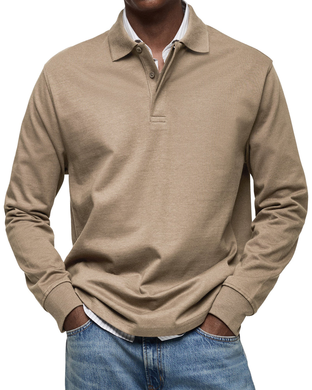 Ethan | Classic Long Sleeve Polo