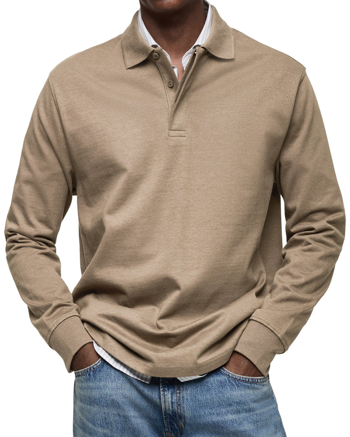 Ethan | Classic Long Sleeve Polo