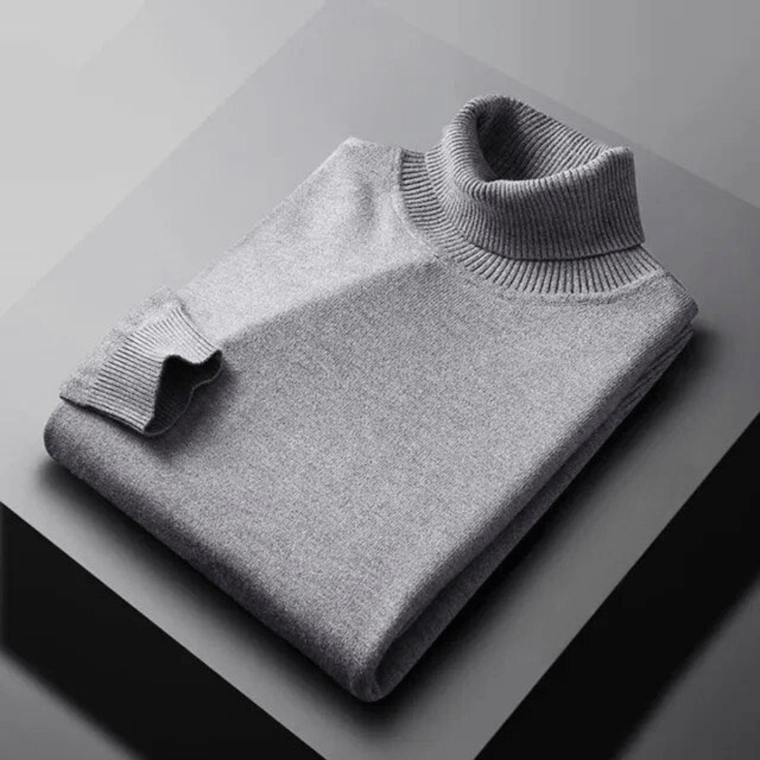 Avery | Soft Ribbed Turtleneck Sweater