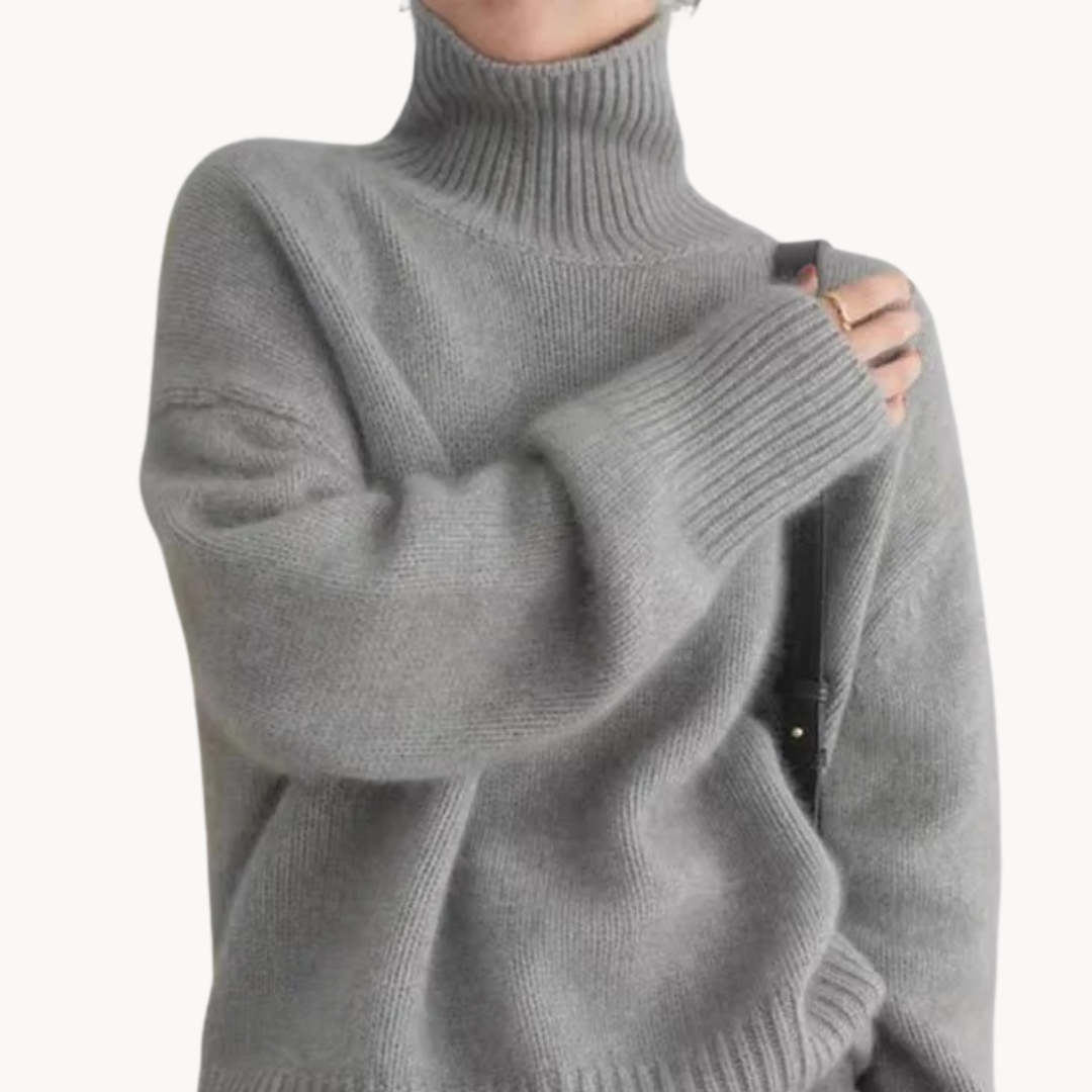 Juliette | Elegant Fine Knit Turtleneck