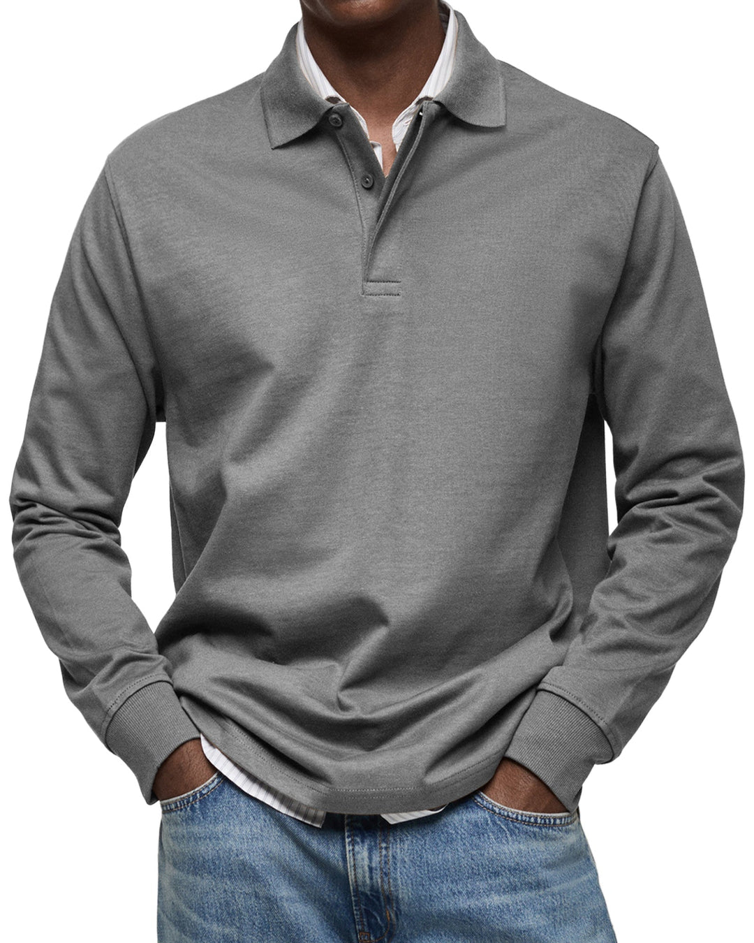Ethan | Classic Long Sleeve Polo