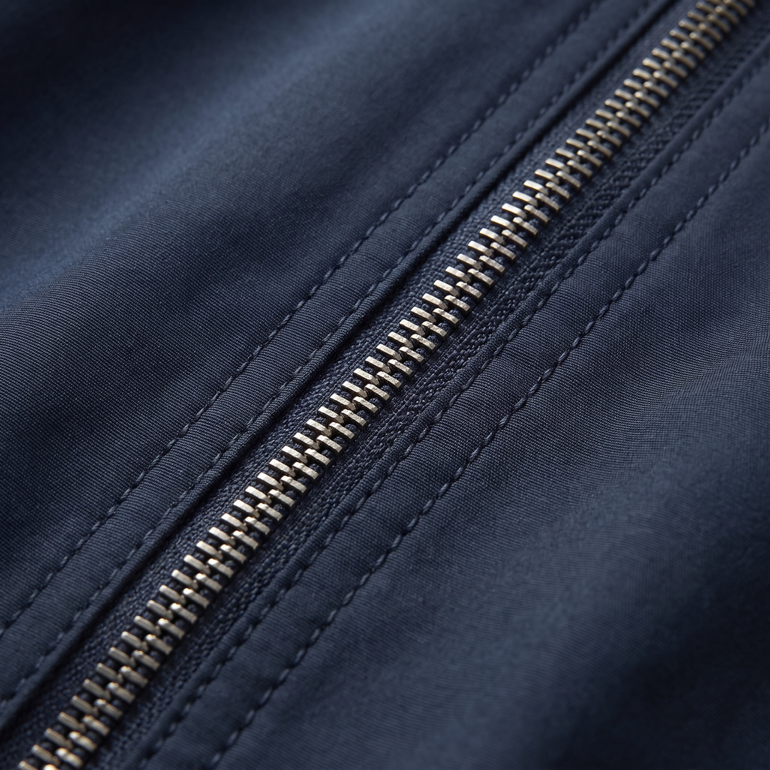 Griffin | Striped Rib Zip Jacket