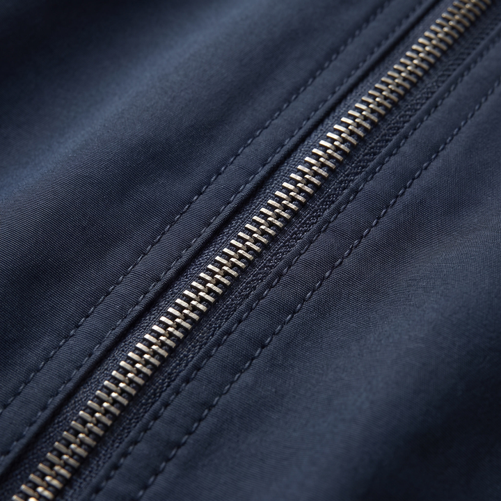 Griffin | Striped Rib Zip Jacket