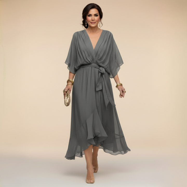 Danielle | Graceful Wrap Maxi Dress
