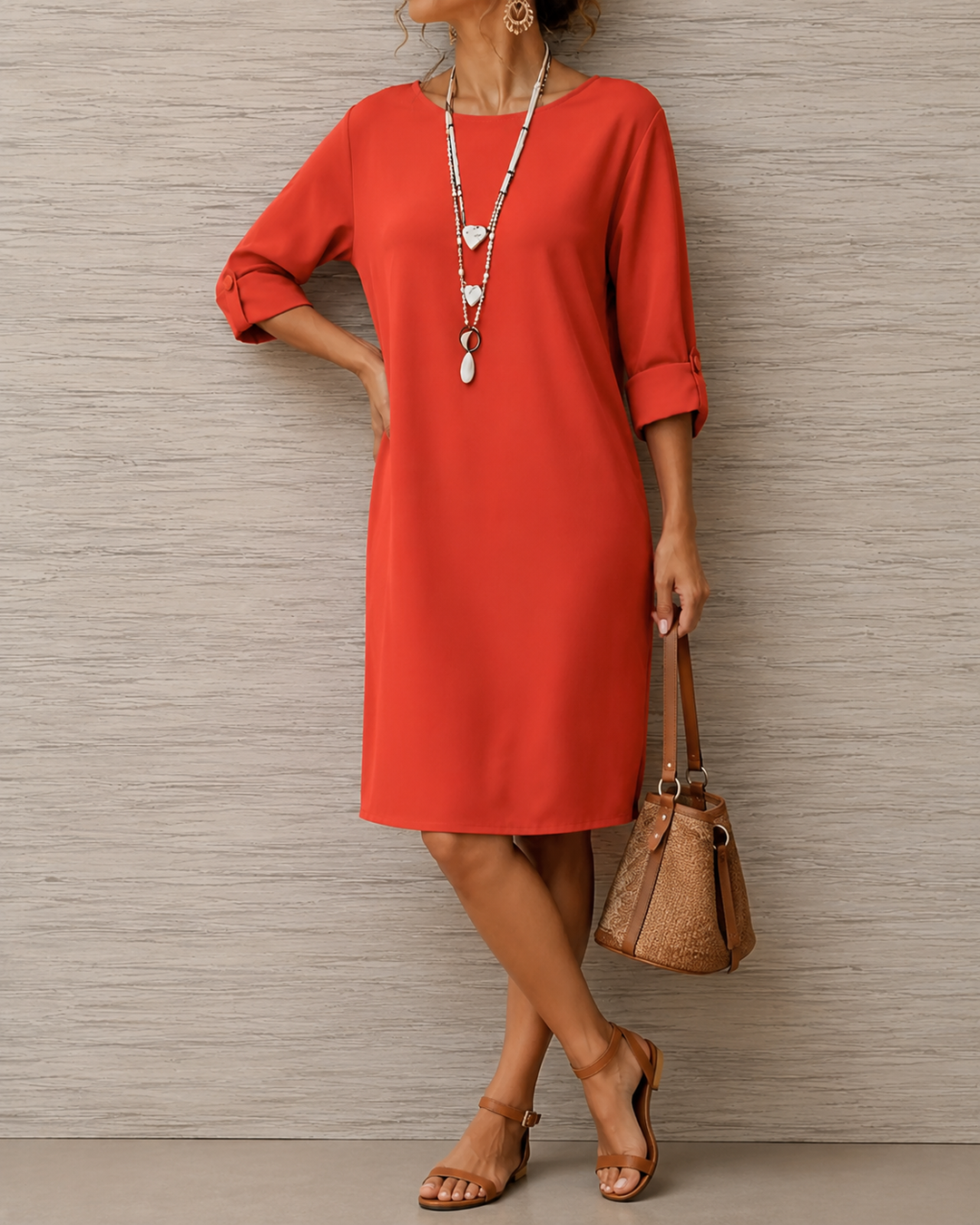 Eleanor | Soft Flow Midi Dress