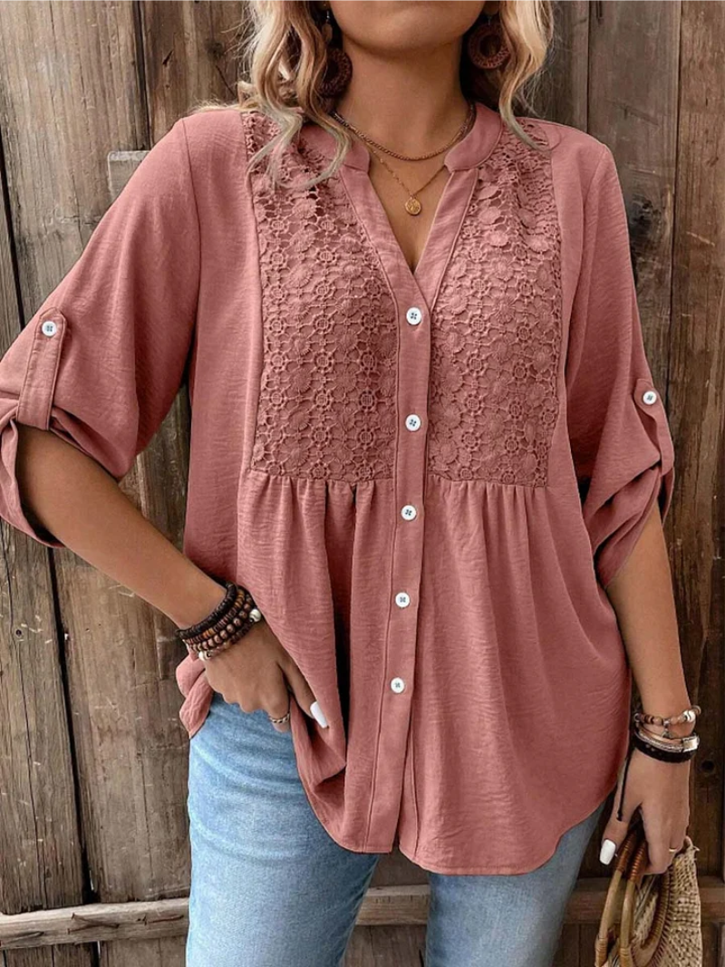 Karen | Casual Lace Comfort Blouse