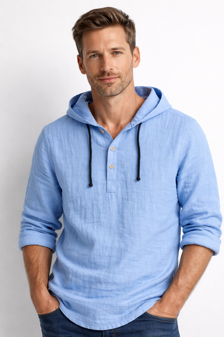 Liam™ | Casual Hooded Shirt