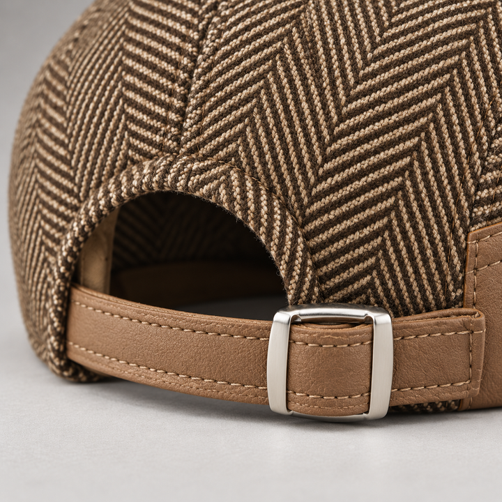 Graham | Vintage Herringbone Flat Cap