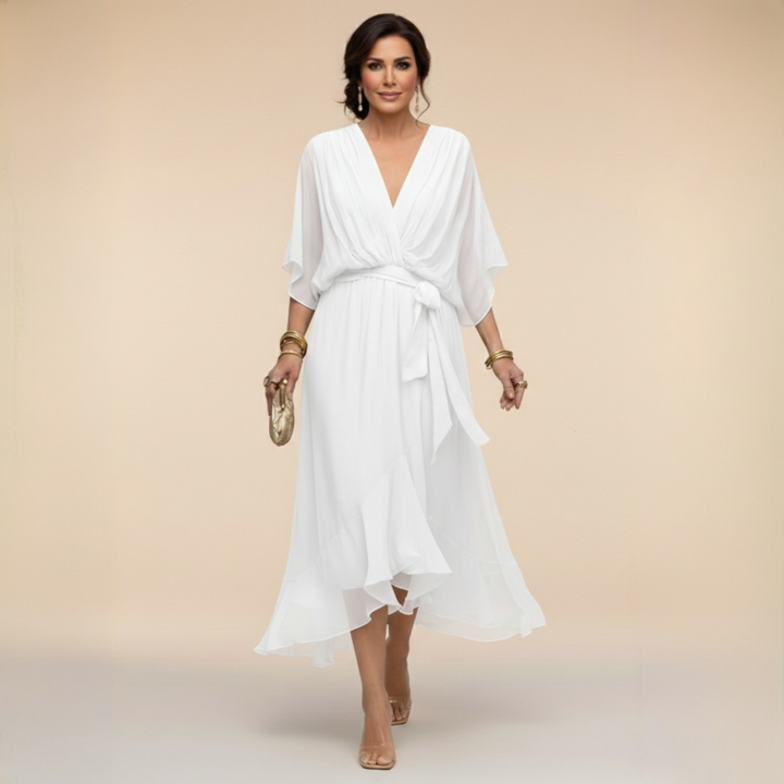 Danielle | Graceful Wrap Maxi Dress