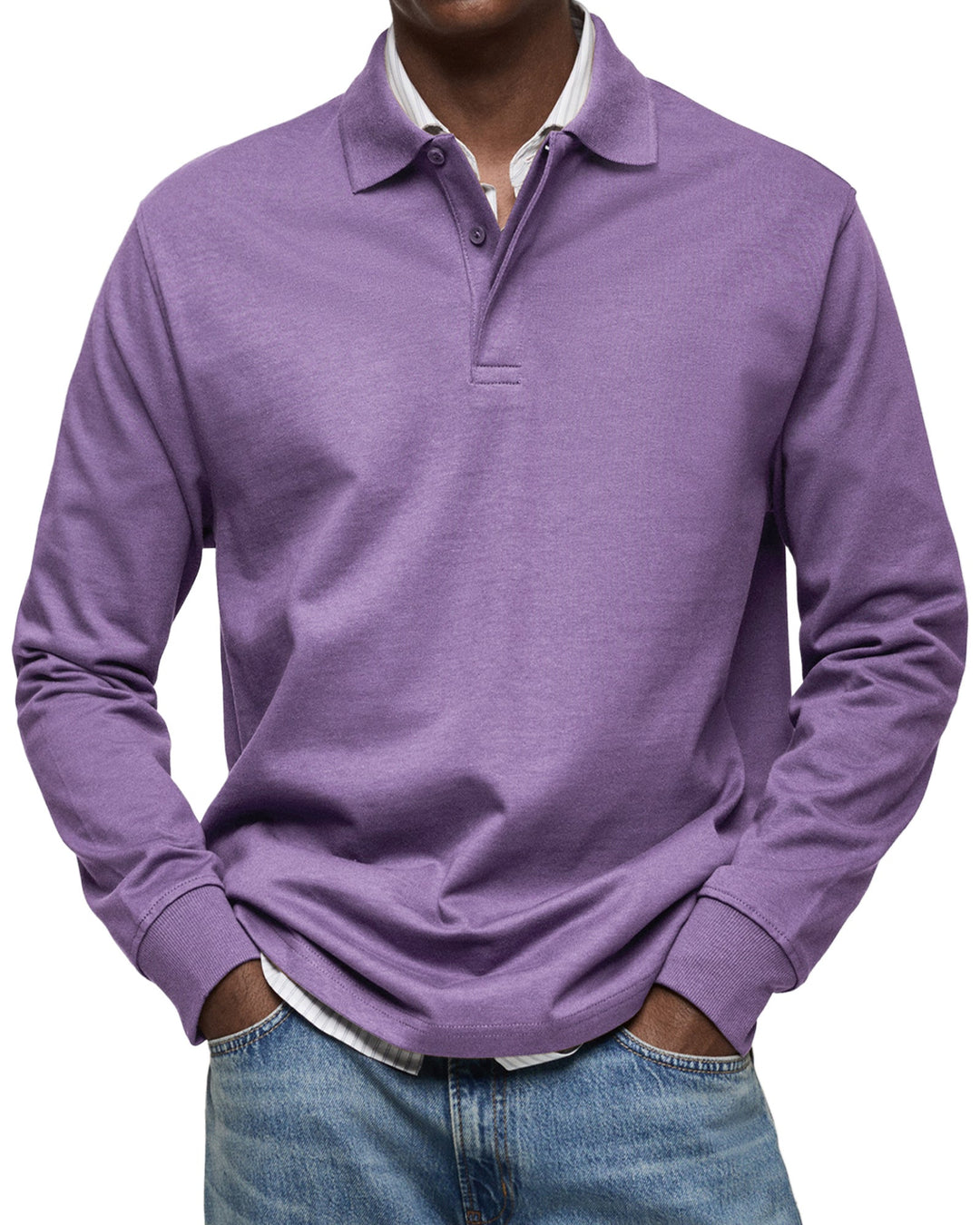 Ethan | Classic Long Sleeve Polo