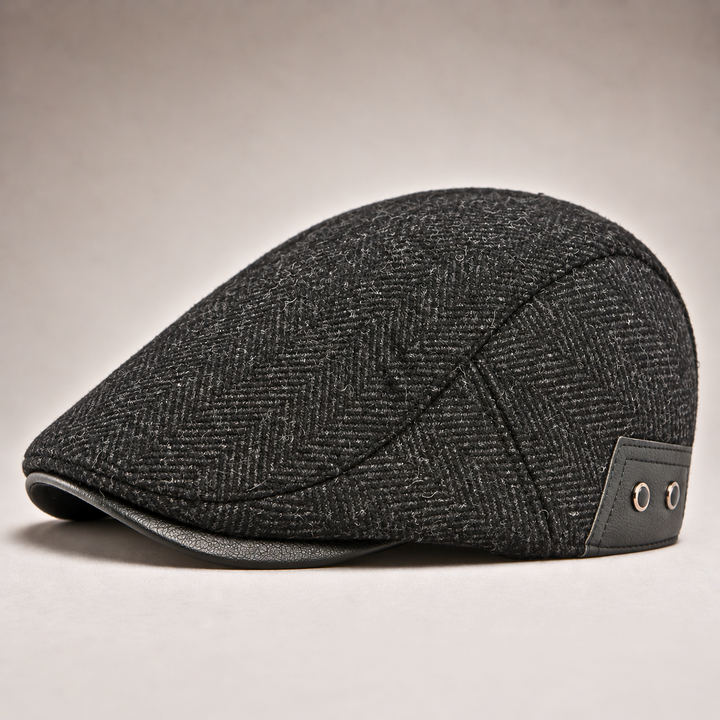 Graham | Vintage Herringbone Flat Cap