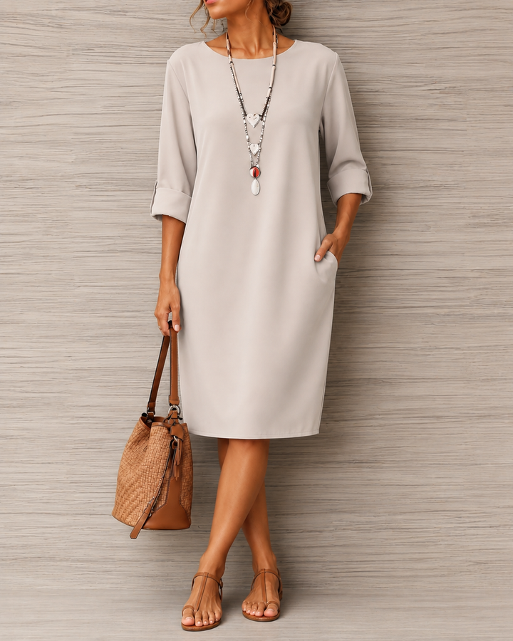 Eleanor | Soft Flow Midi Dress