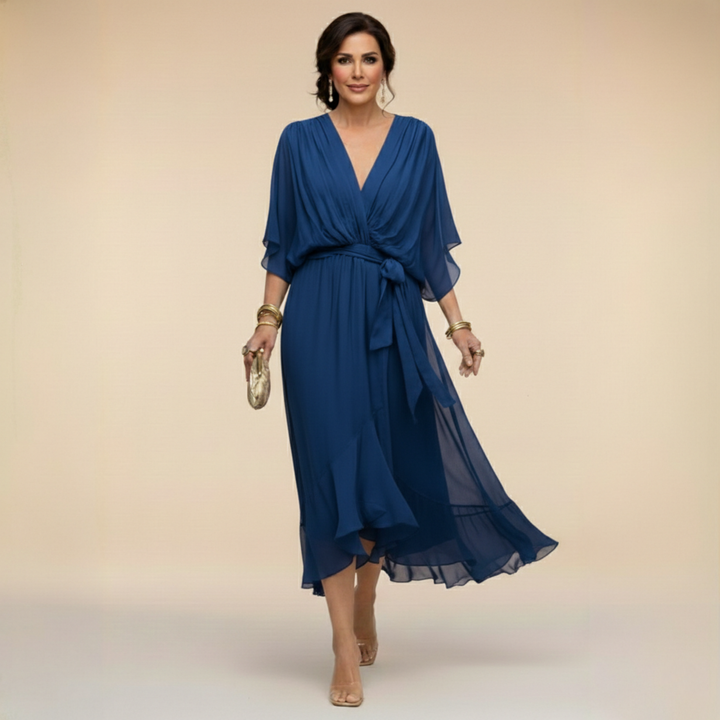 Danielle | Graceful Wrap Maxi Dress