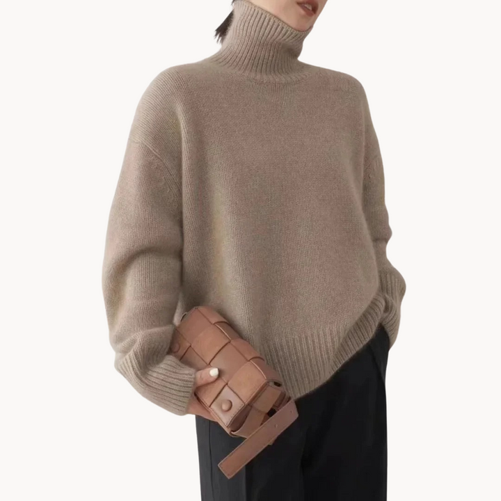 Juliette | Elegant Fine Knit Turtleneck