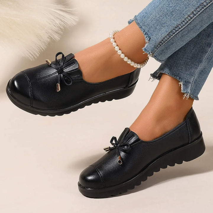 Vivienne | Cushioned Platform Loafers