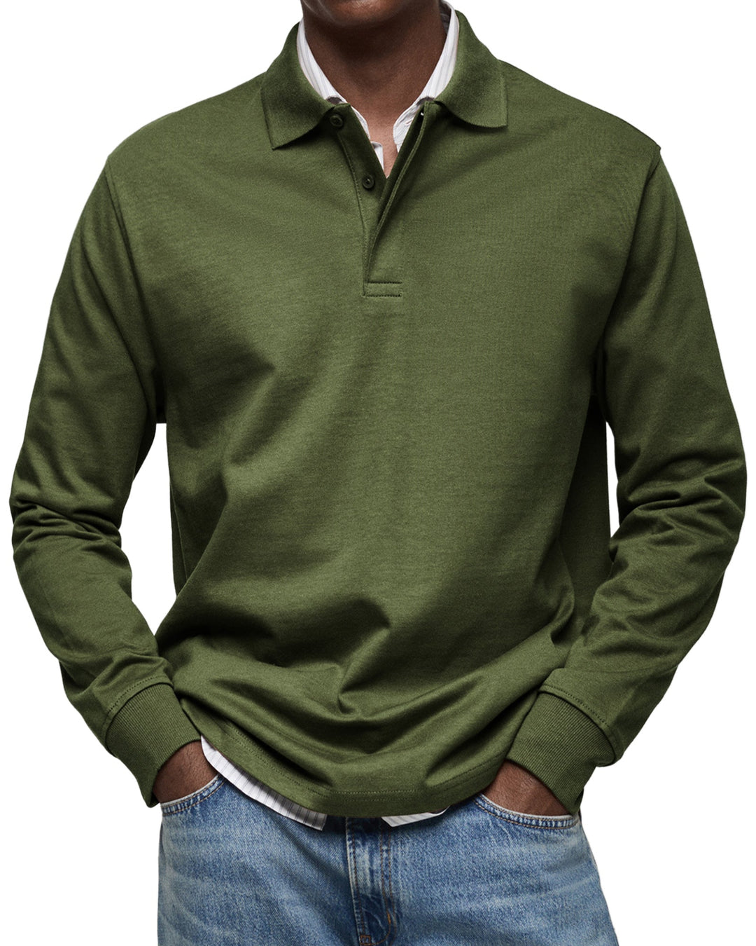 Ethan | Classic Long Sleeve Polo