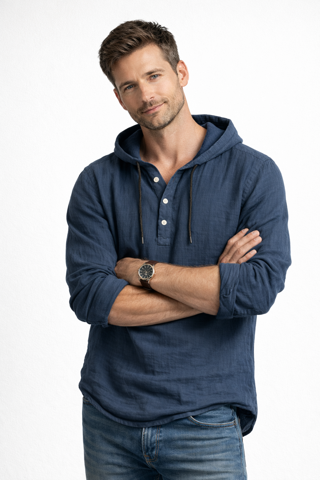 Liam™ | Casual Hooded Shirt