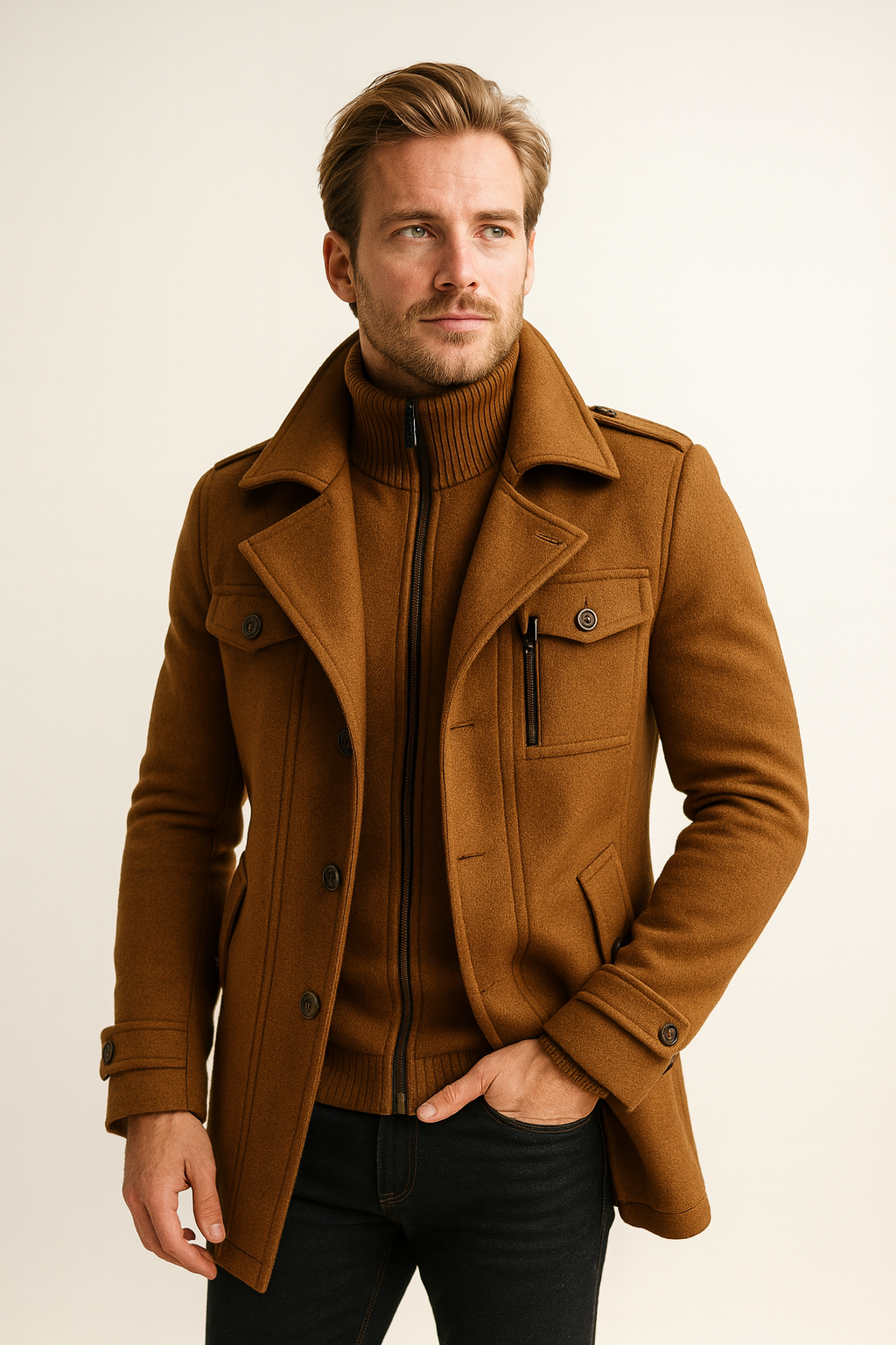 Marcus  | Timeless Winter Overcoat