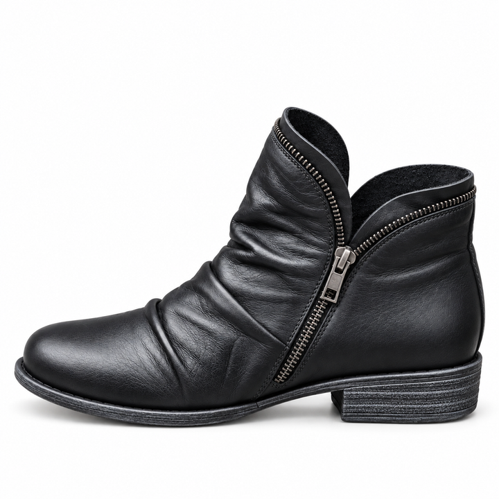 Delaney | Textured Comfort Ankle Boots