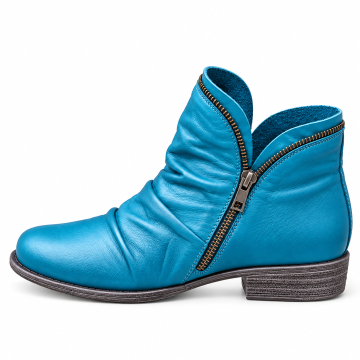 Delaney | Textured Comfort Ankle Boots