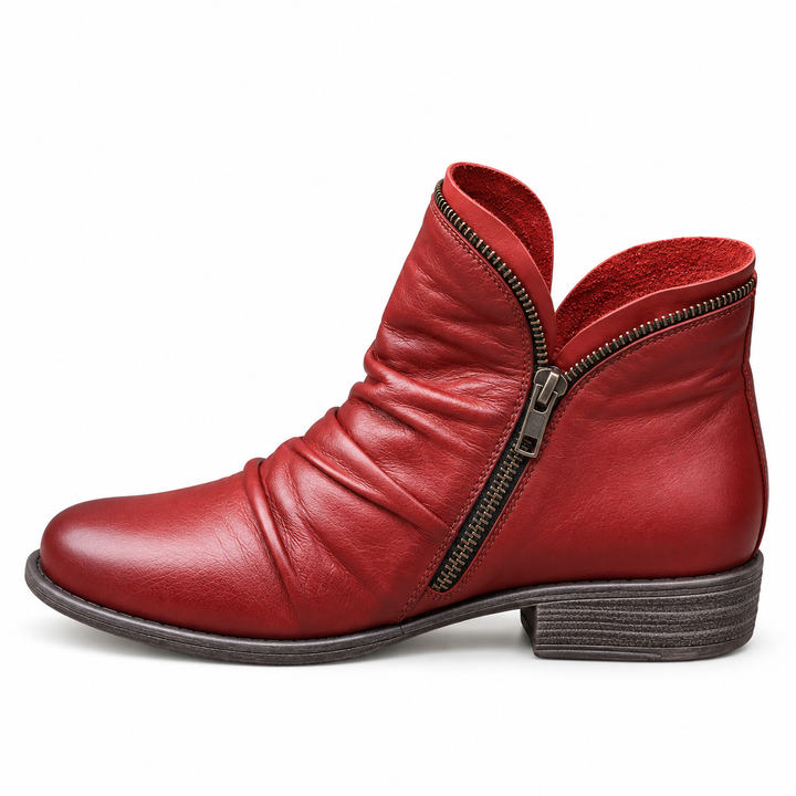 Delaney | Textured Comfort Ankle Boots