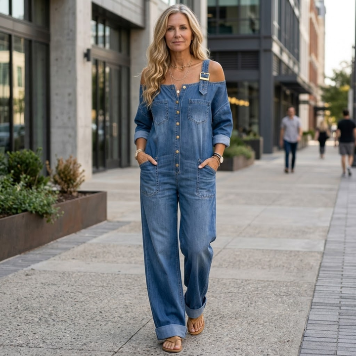 Cynthia | Casual Denim Jumpsuit