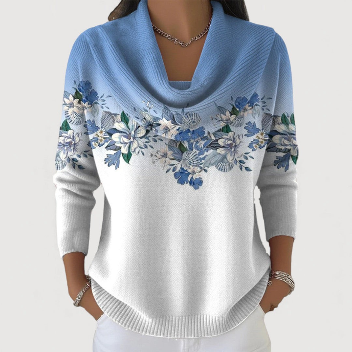Charlie | Floral Knit Sweater