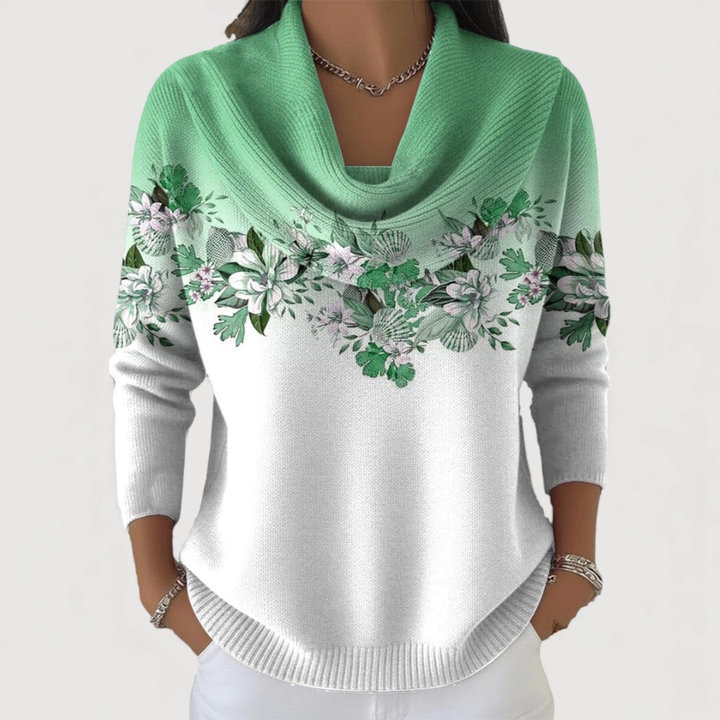 Charlie | Floral Knit Sweater