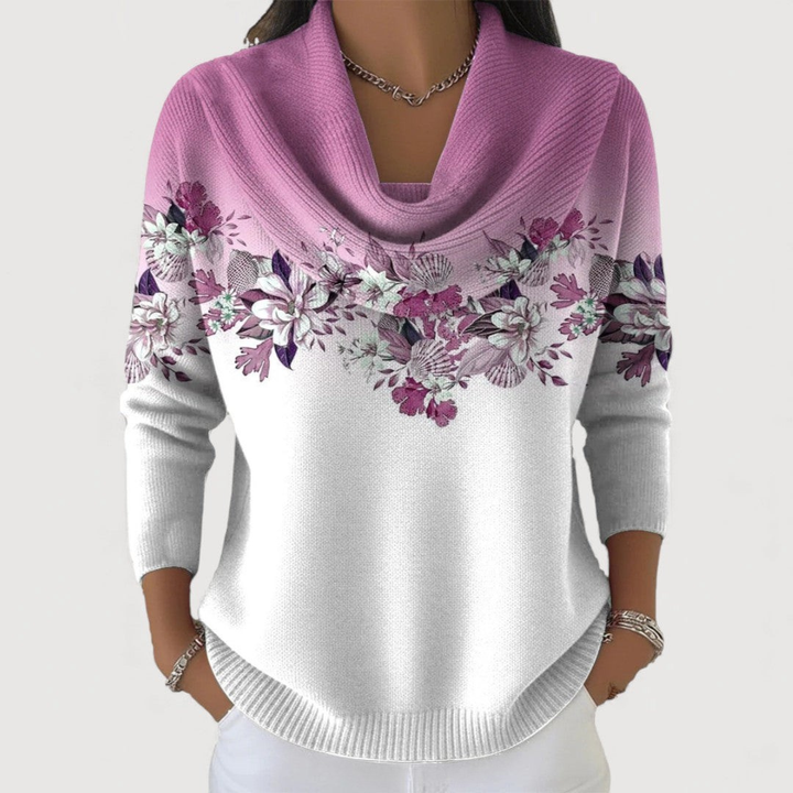 Charlie | Floral Knit Sweater