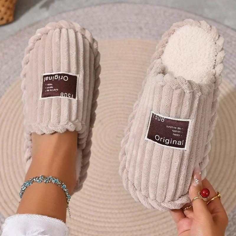 Marlene | Plush-Lined Padded Slippers