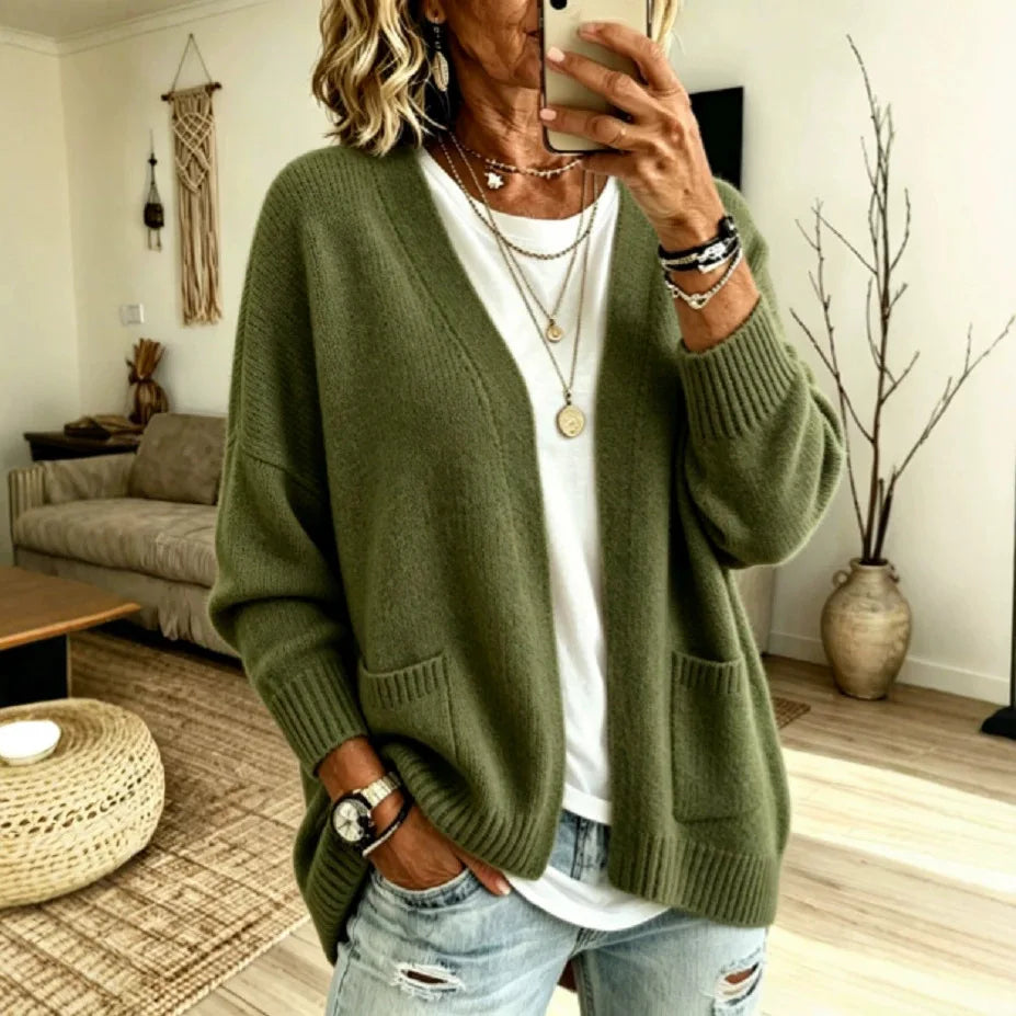 Beverly | Cozy Open-Front Cardigan