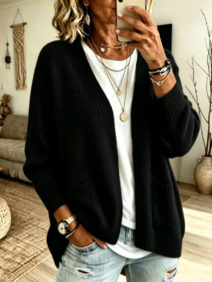 Beverly | Cozy Open-Front Cardigan
