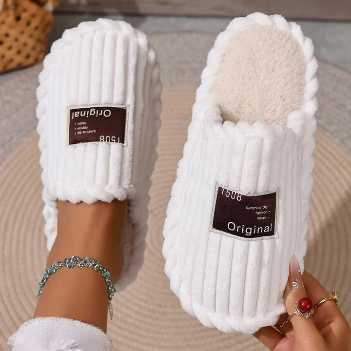 Marlene | Plush-Lined Padded Slippers