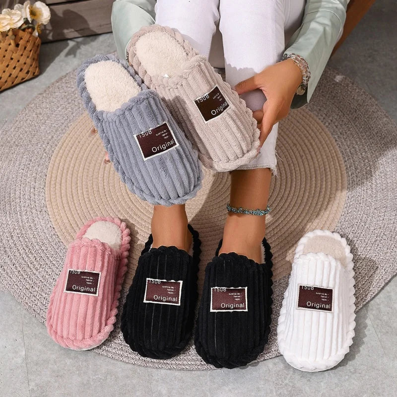 Marlene | Plush-Lined Padded Slippers