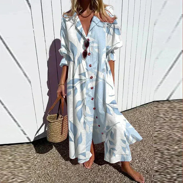 Averra | Breezy Floral Maxi Dress