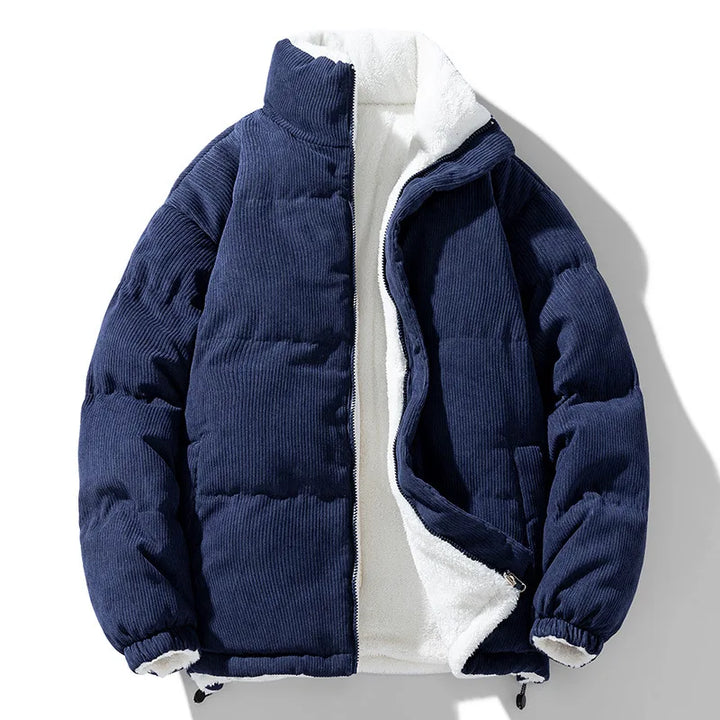 Elliot | Soft Corduroy Quilted Puffer Jacket