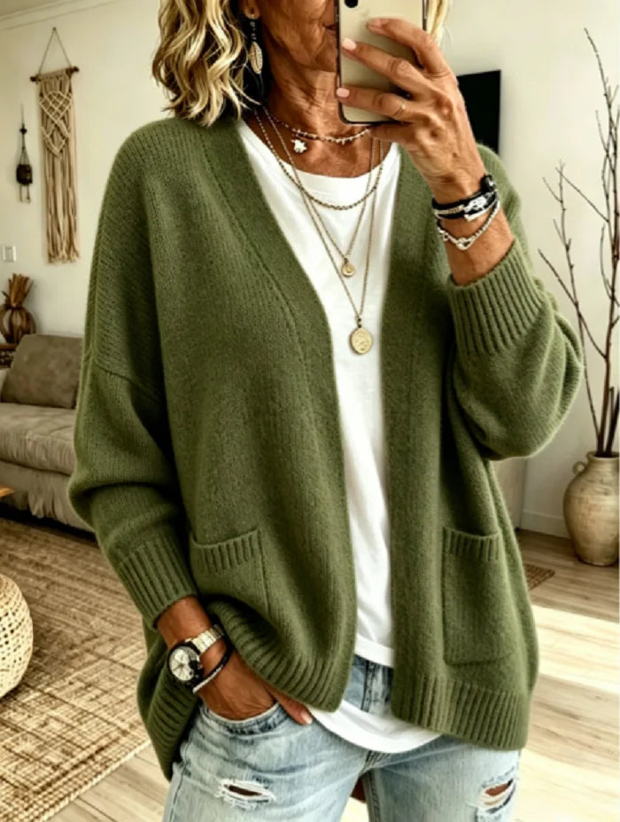 Beverly | Cozy Open-Front Cardigan
