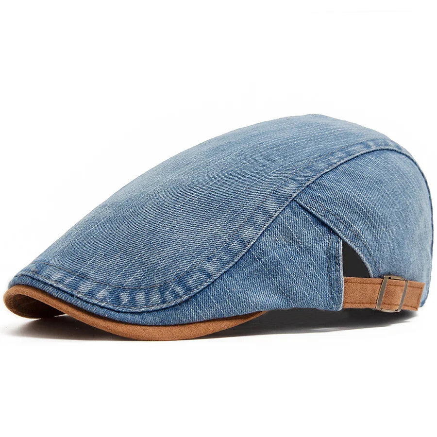 Walter | Classic Denim Flat Cap