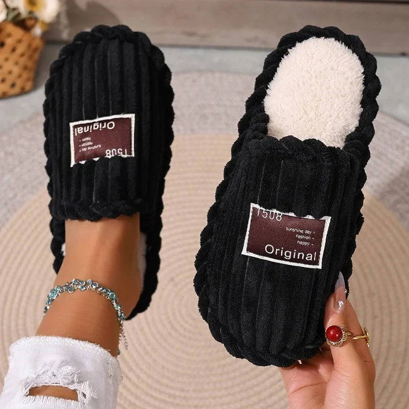 Marlene | Plush-Lined Padded Slippers