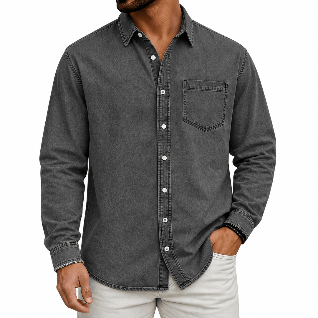 Wyatt | Washed Denim Shirt