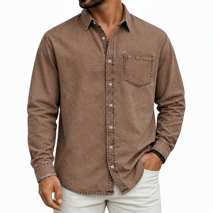 Wyatt | Washed Denim Shirt