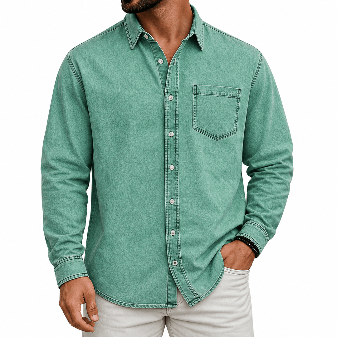 Wyatt | Washed Denim Shirt