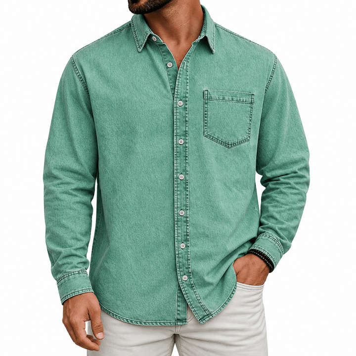 Wyatt | Washed Denim Shirt