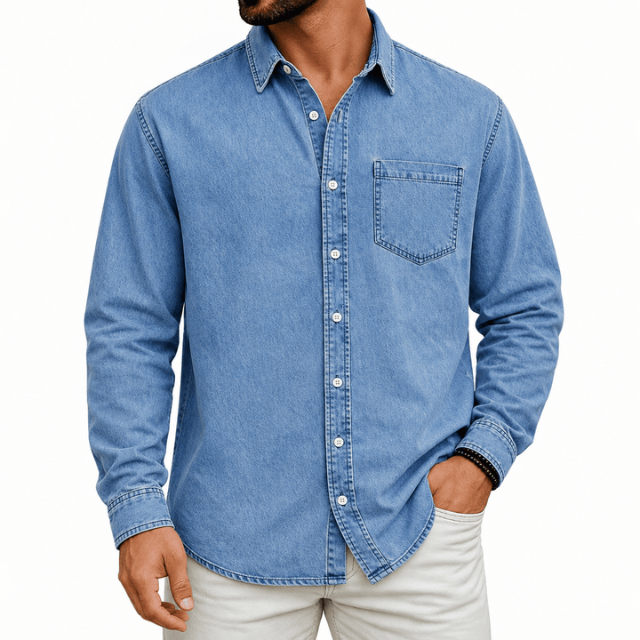 Wyatt | Washed Denim Shirt
